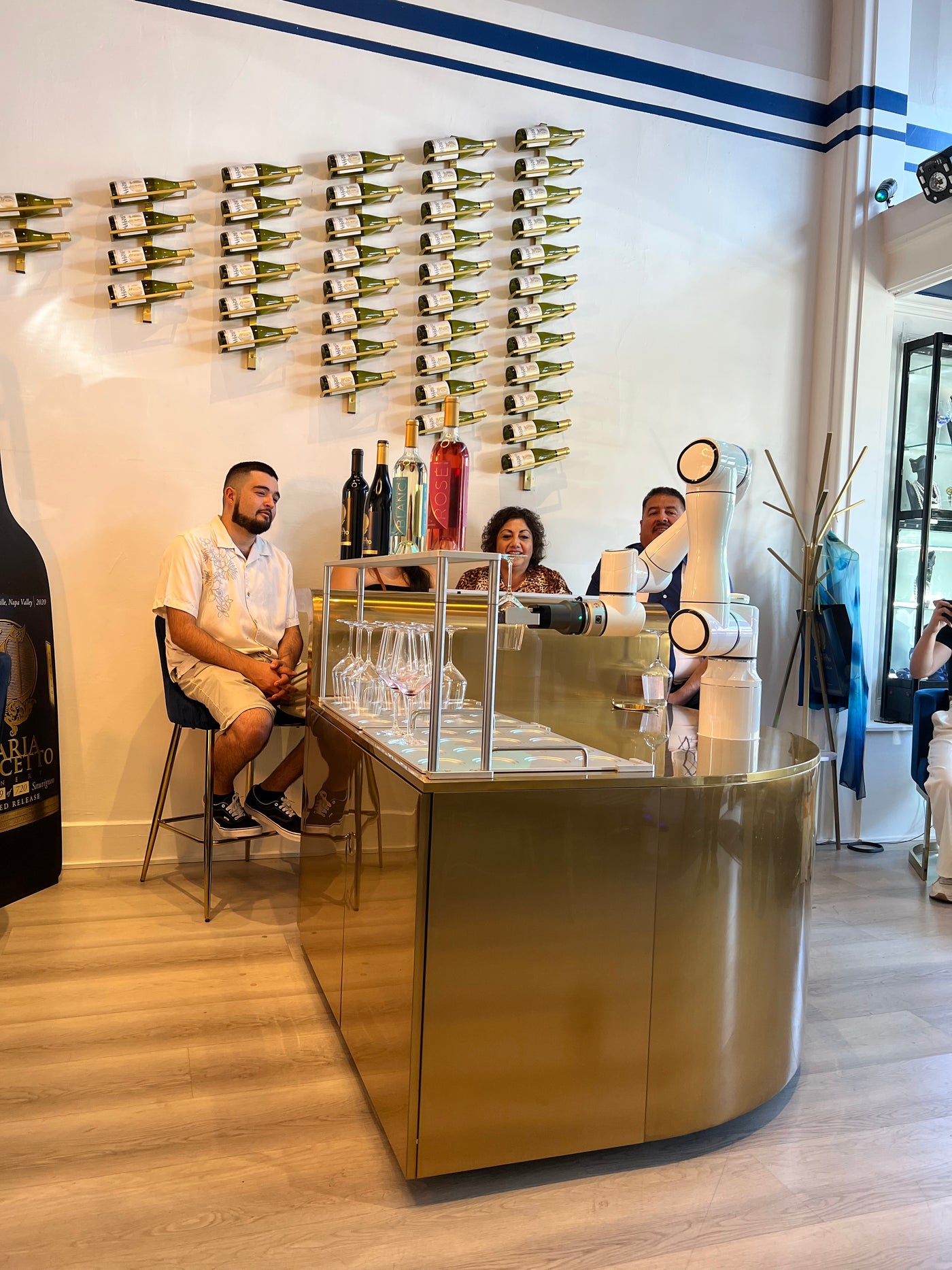 Wine tasting with Robot sommelier - 4 wines: $75