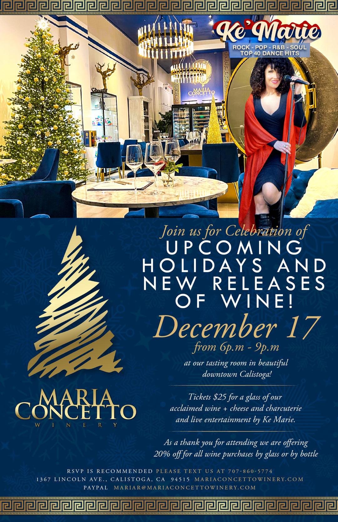 UPCOMING HOLIDAYS AND NEW RELEASES OF WINE!