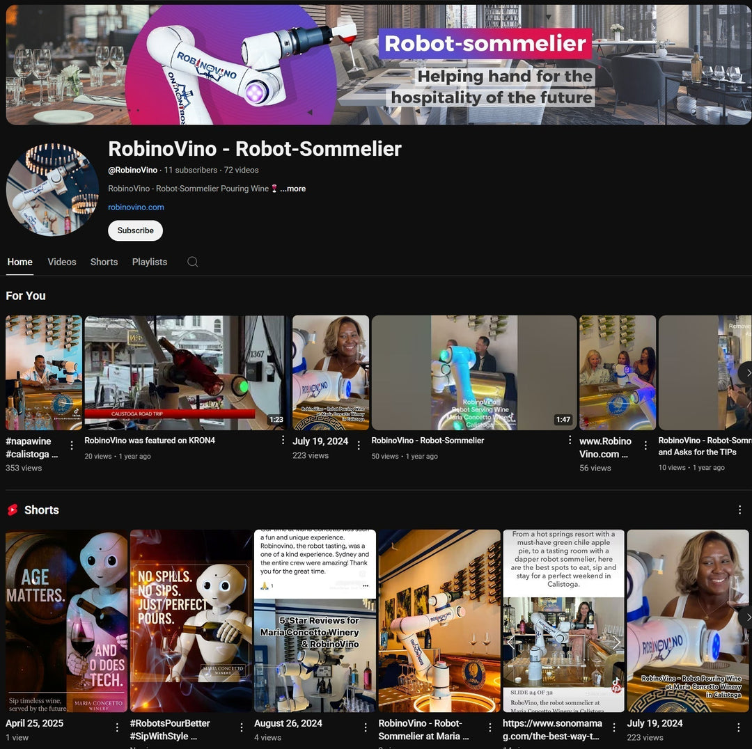 RobinoVino - Robot-Sommelier