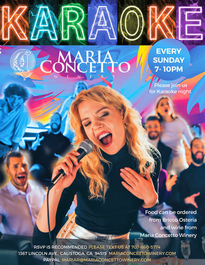 UNLEASH YOUR INNER STAR: MARIA CONCETTO WINERY TASTING SALON'S KARAOKE NIGHT!