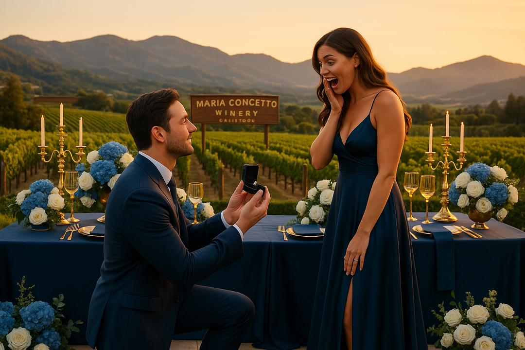 The Most Romantic Place to Propose in Napa Valley: Engagement & Girlfriend Proposals