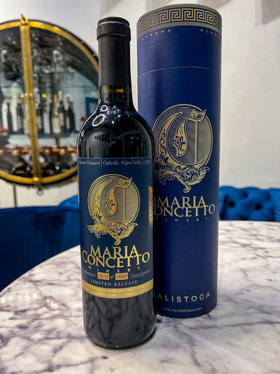 Blue Maria Concetto Winery Gift Box Round One Bottle