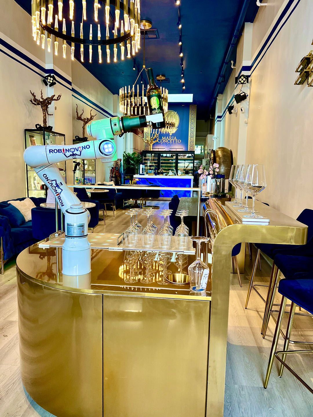 Wine tasting with Robot sommelier - 2 wines: $40