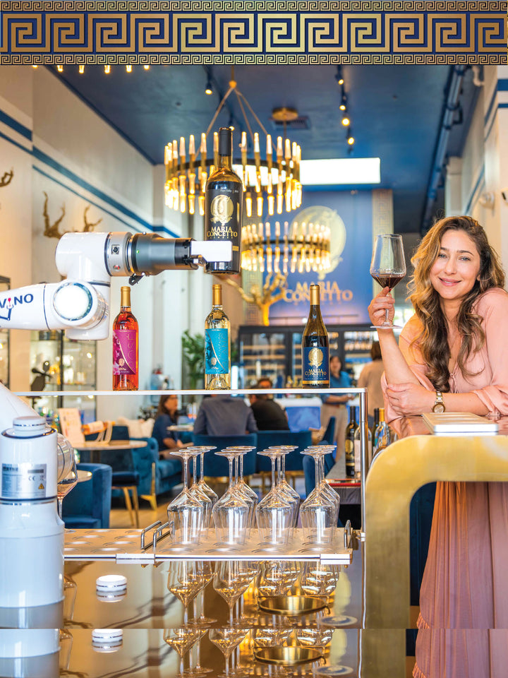 Wine tasting with Robot sommelier - 2 wines: $40
