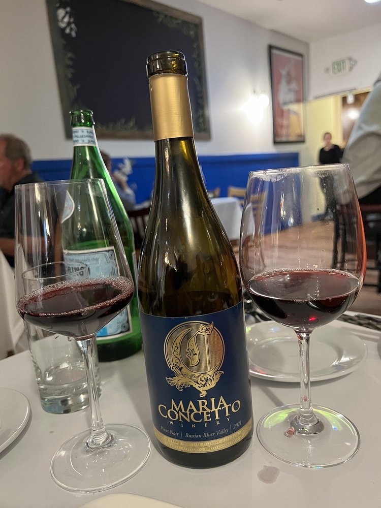 Maria Concetto Winery and Bricco Osteria Restaurante Food and Wine