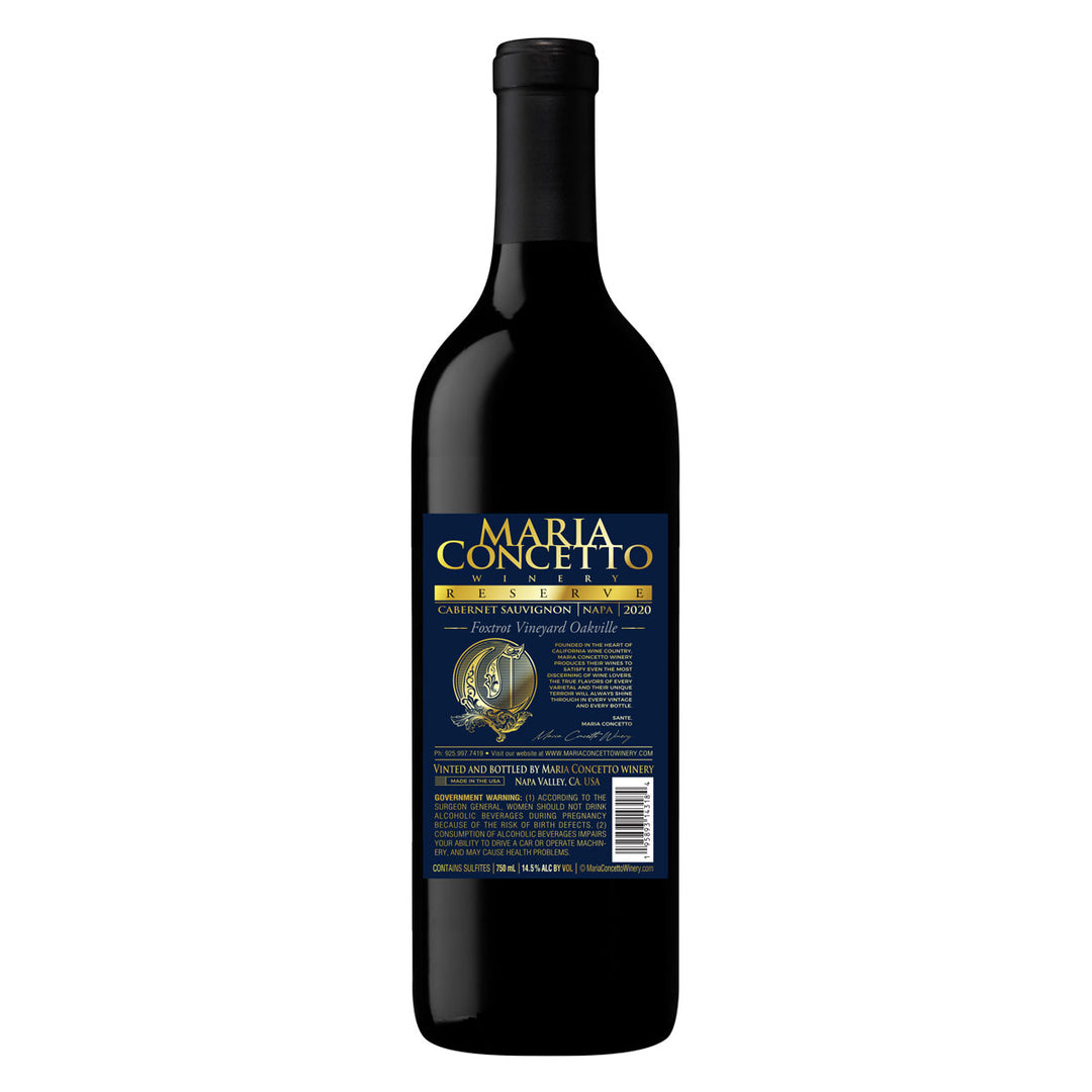 2020 <br>Cabernet <br>Sauvignon <br>(Oakville Napa Valley)<br>Foxtrot Vineyards  Reserve