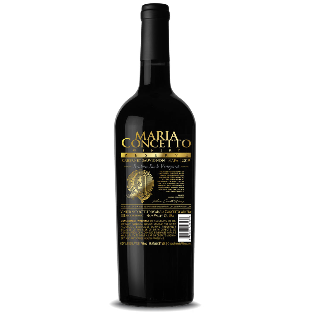 2019 <br>Cabernet  <br>Sauvignon<br> (Broken Rock Napa) <br>Reserve